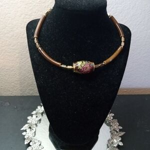 Cloisonne Japan 6" Choker Necklace